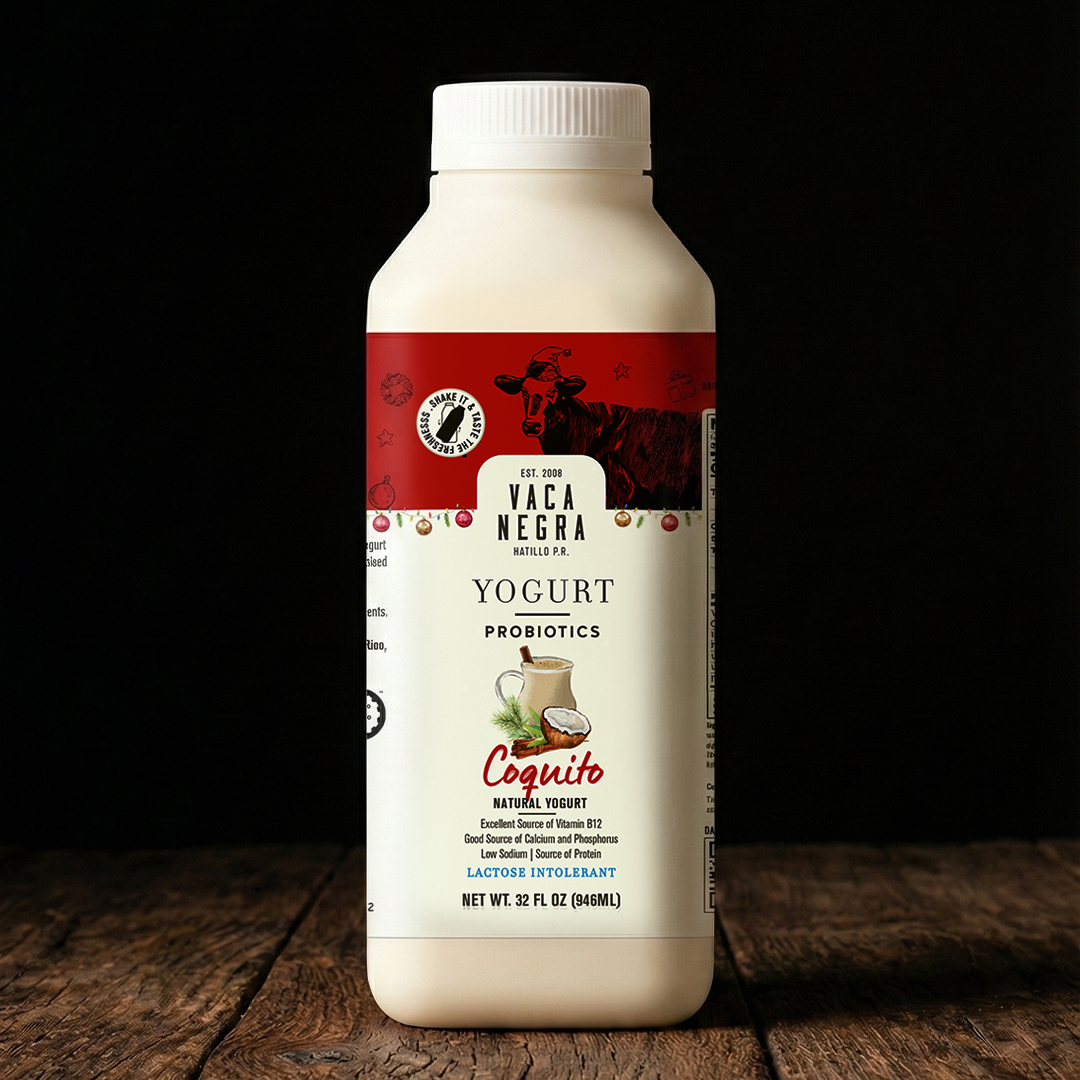 Yogurt estilo Coquito